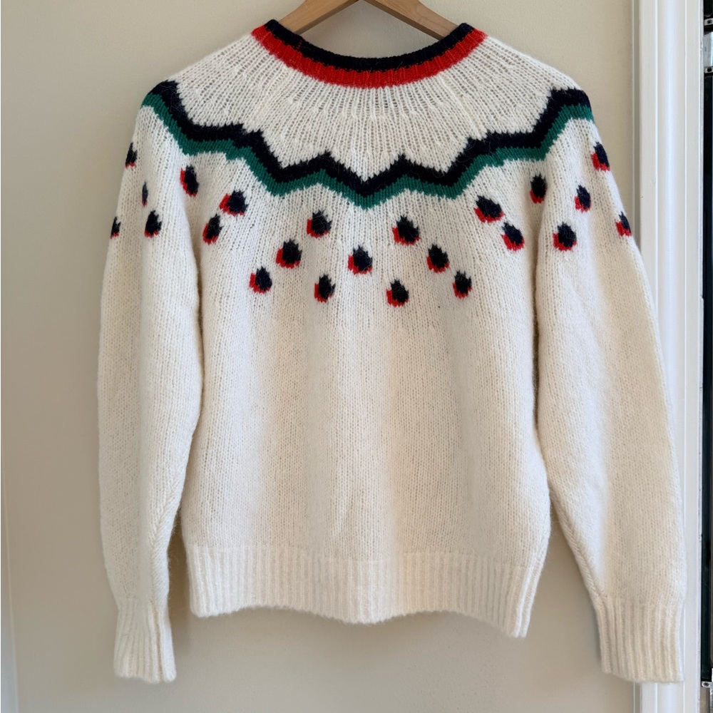 Clare V Fair Isle Sweater NWT original $365 - Picture 2 of 7